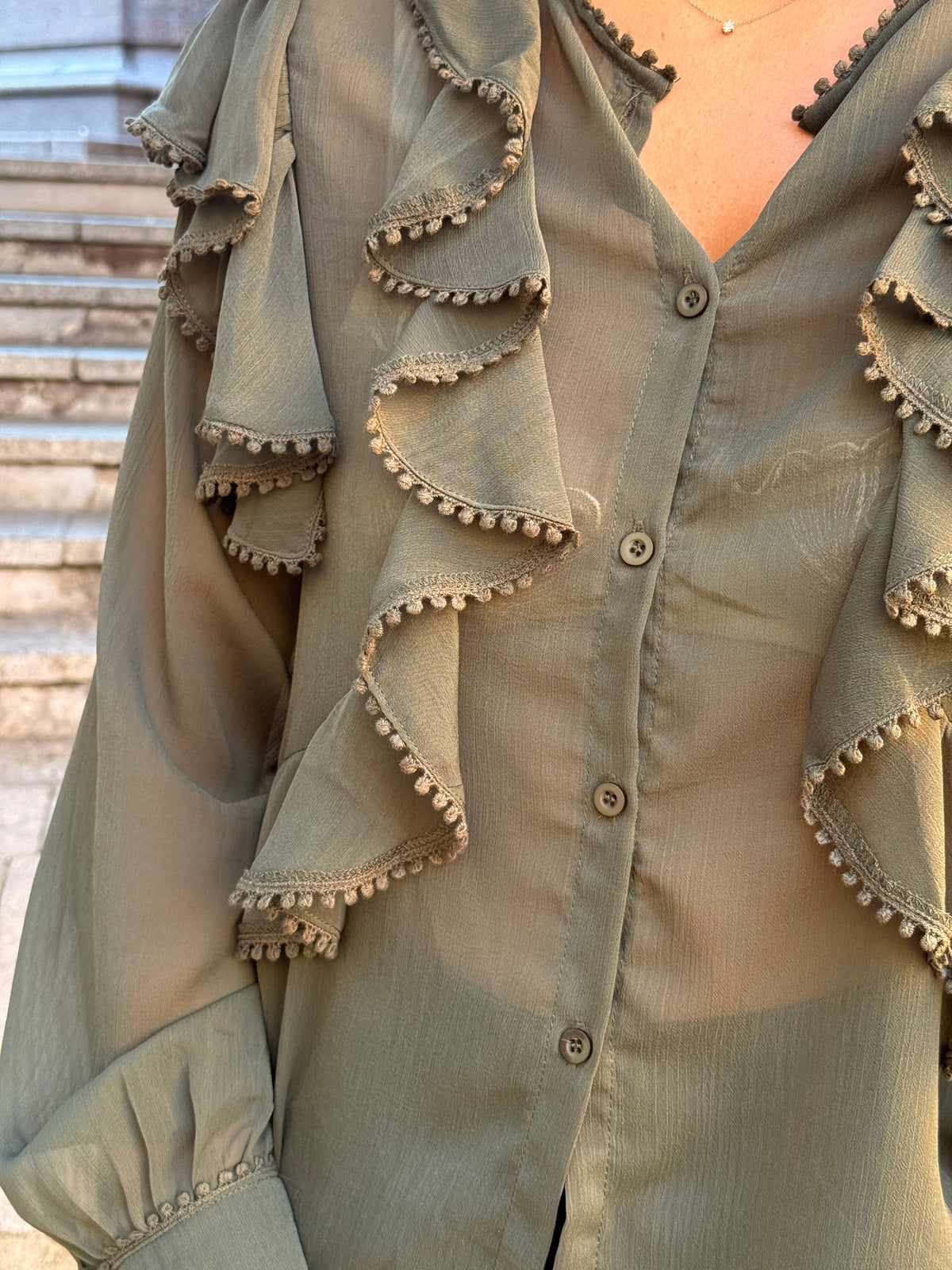 Blouse Colette kaki