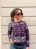 Pull Bandana aubergine