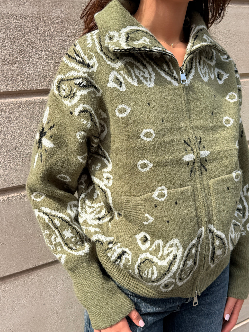 Gilet Bandana kaki