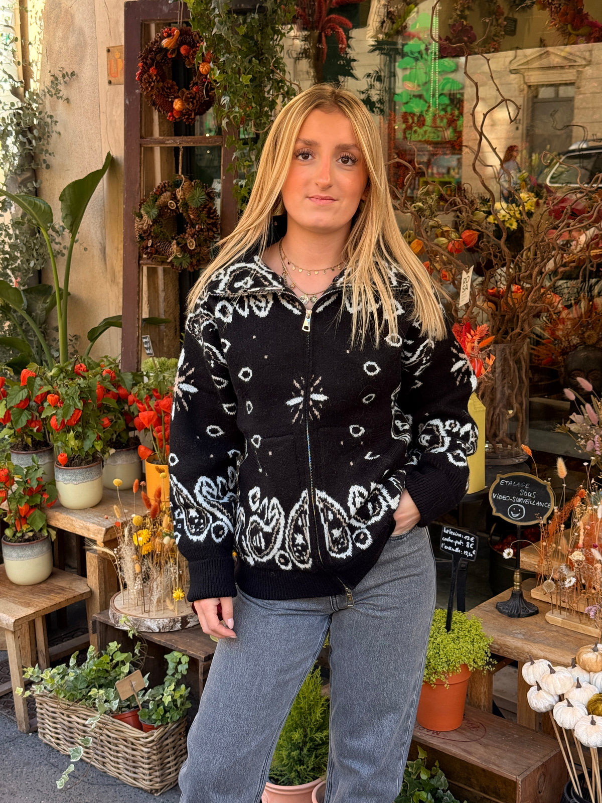 Gilet Bandana noir