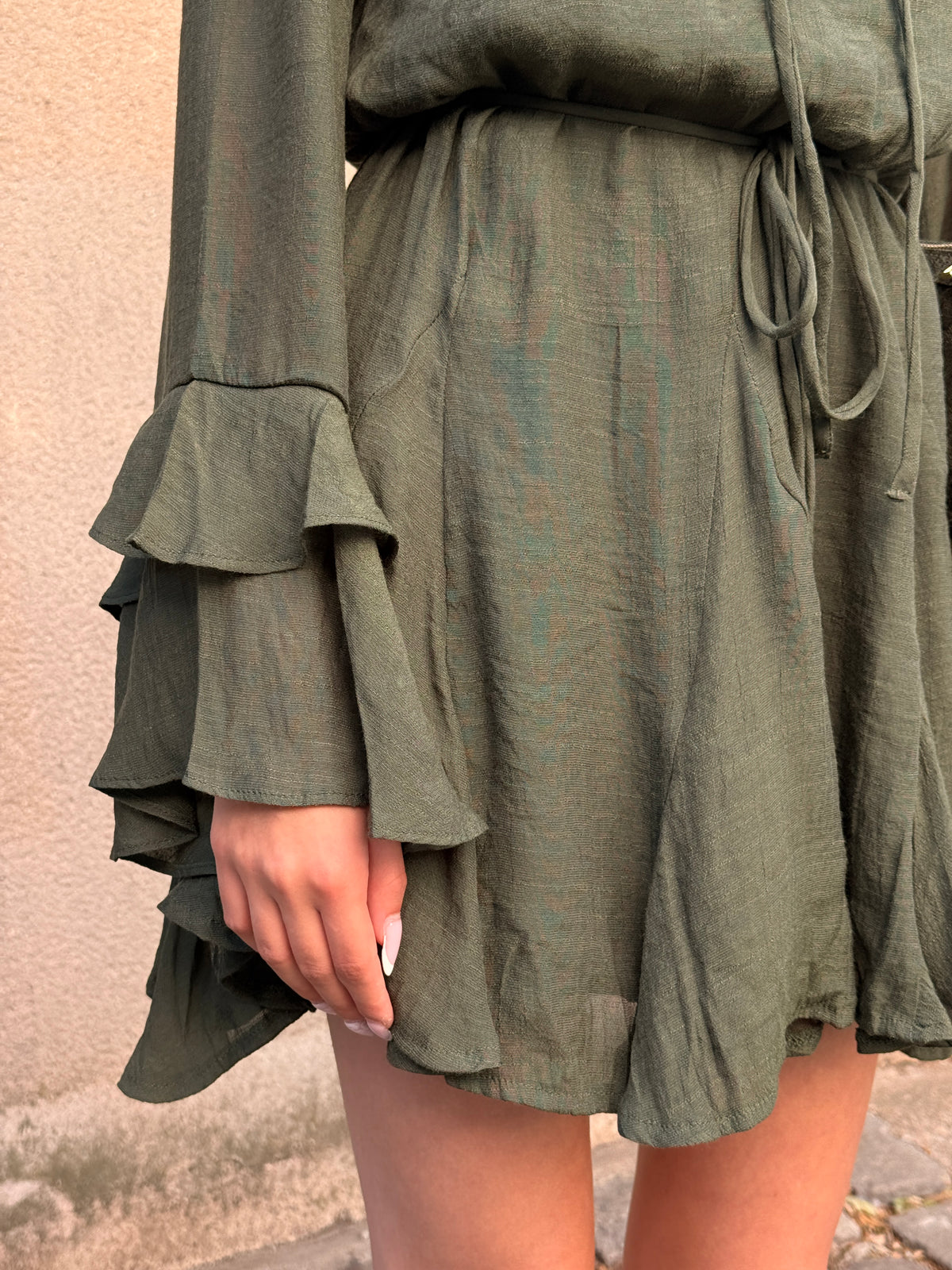Robe Heloise kaki
