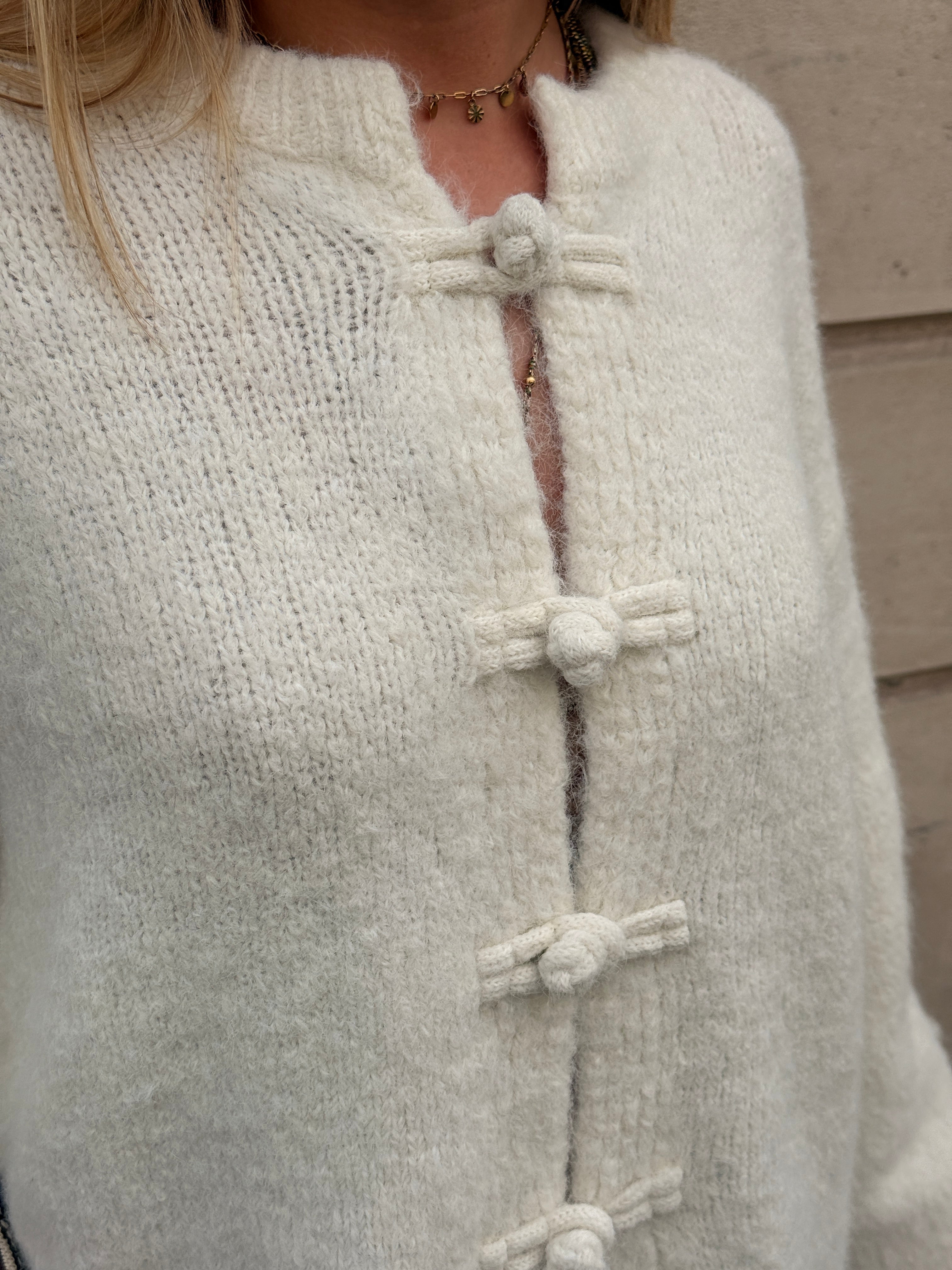 Pull Delphine blanc