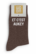 Chaussette à paillettes Et c’est aukey