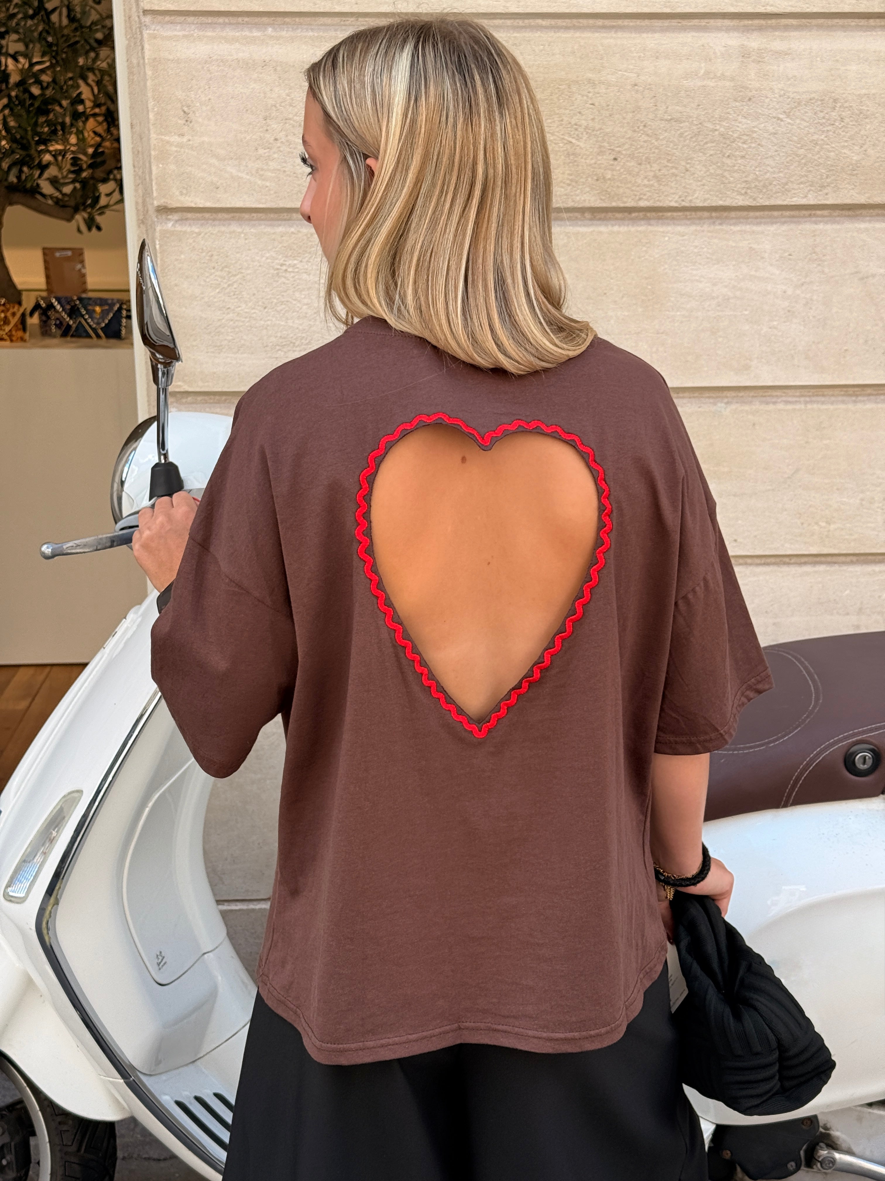 T-shirt Amor choco
