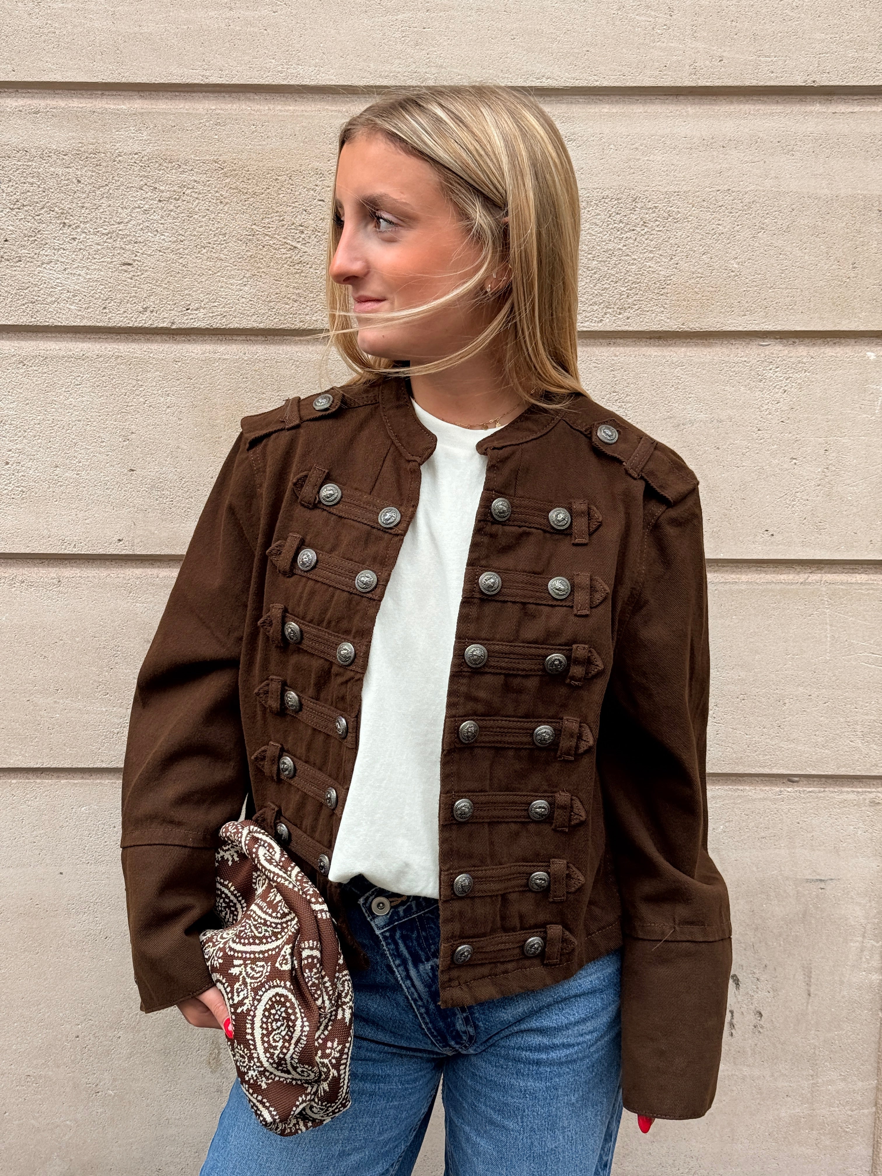 Veste Napoleon choco