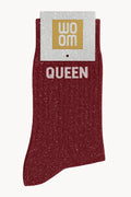 Chaussette à paillettes Queen
