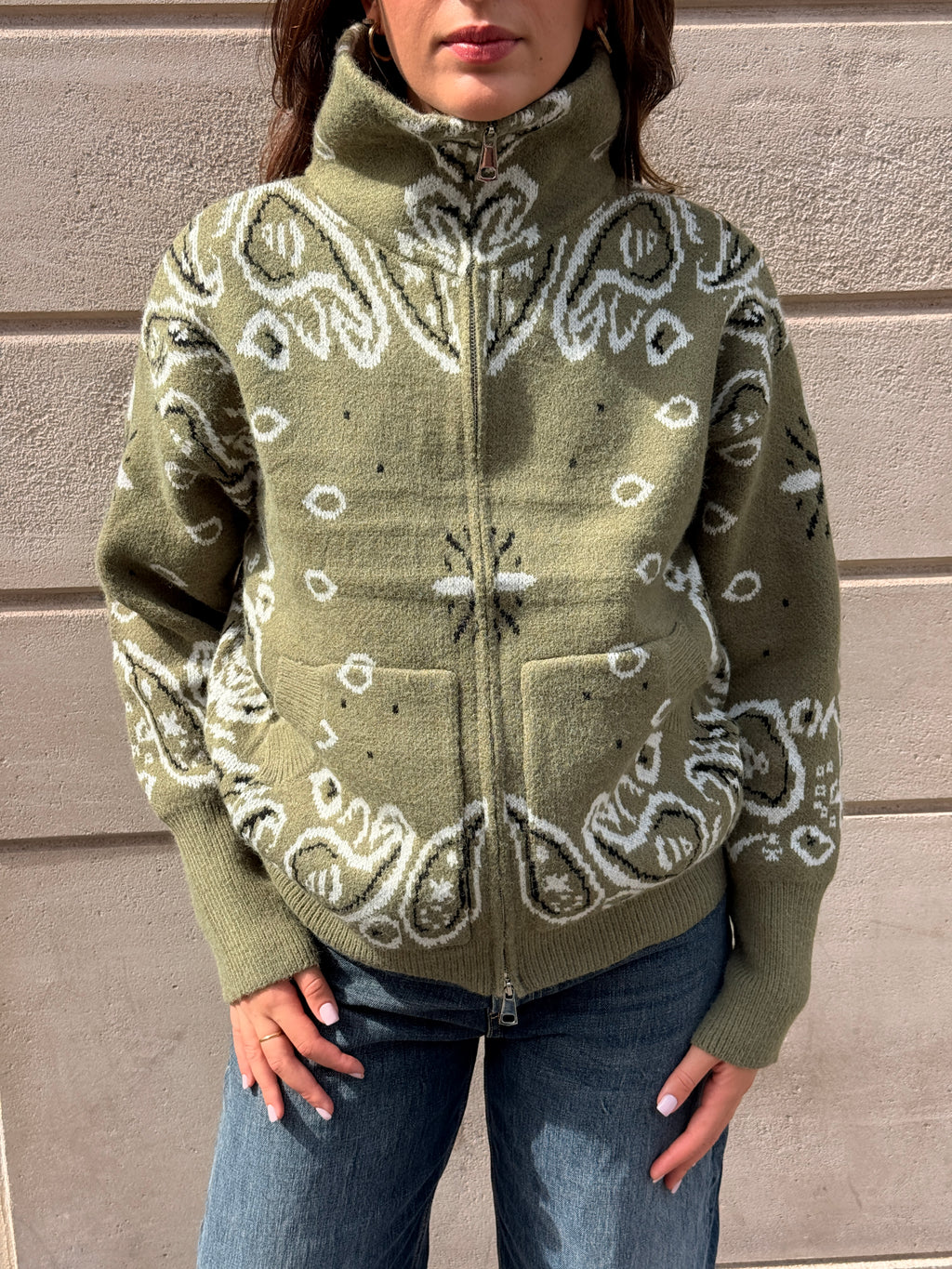 Gilet Bandana kaki