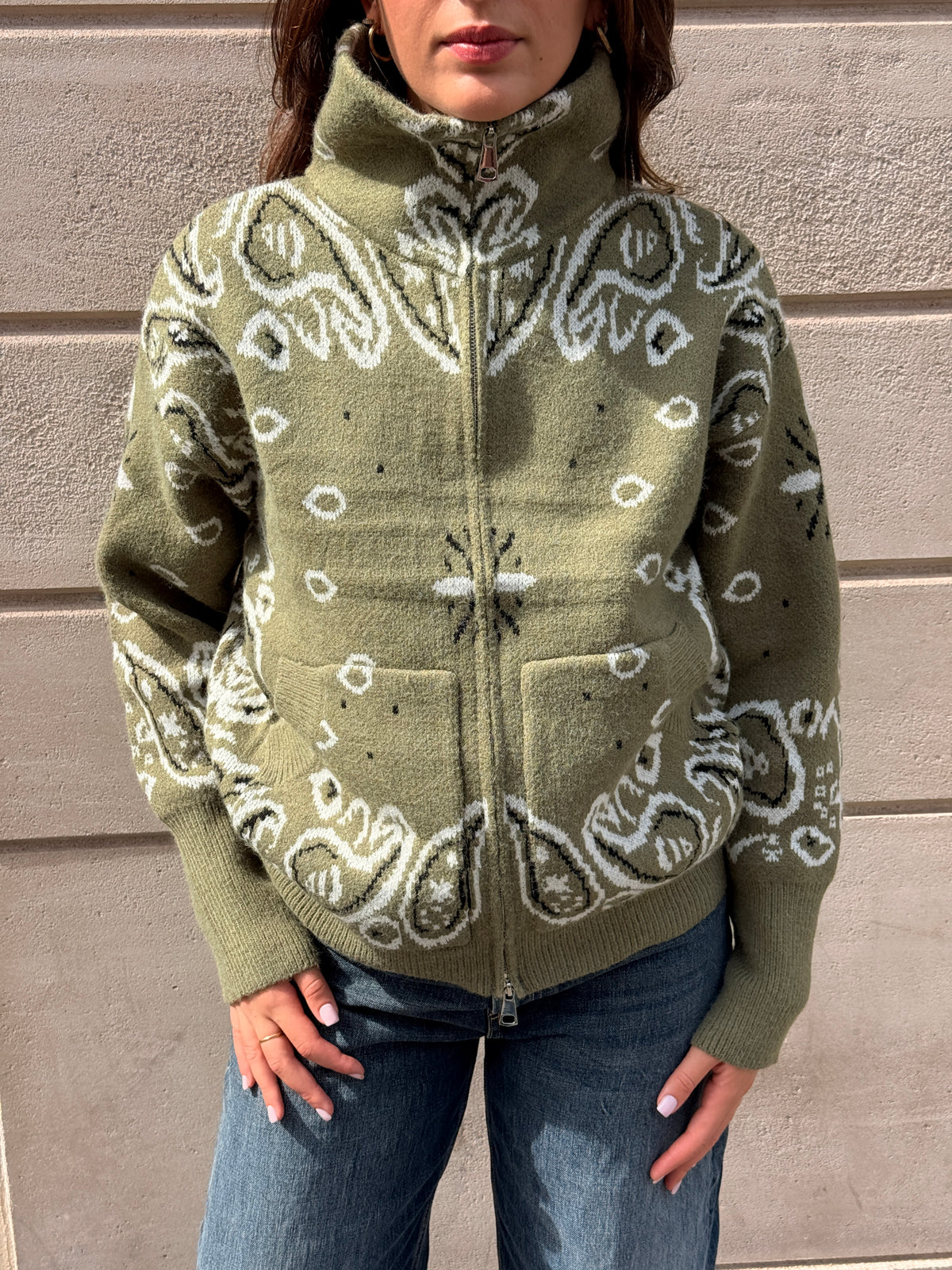 Gilet Bandana kaki