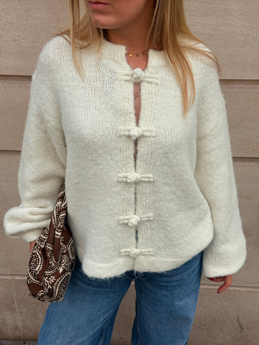 Pull Delphine blanc