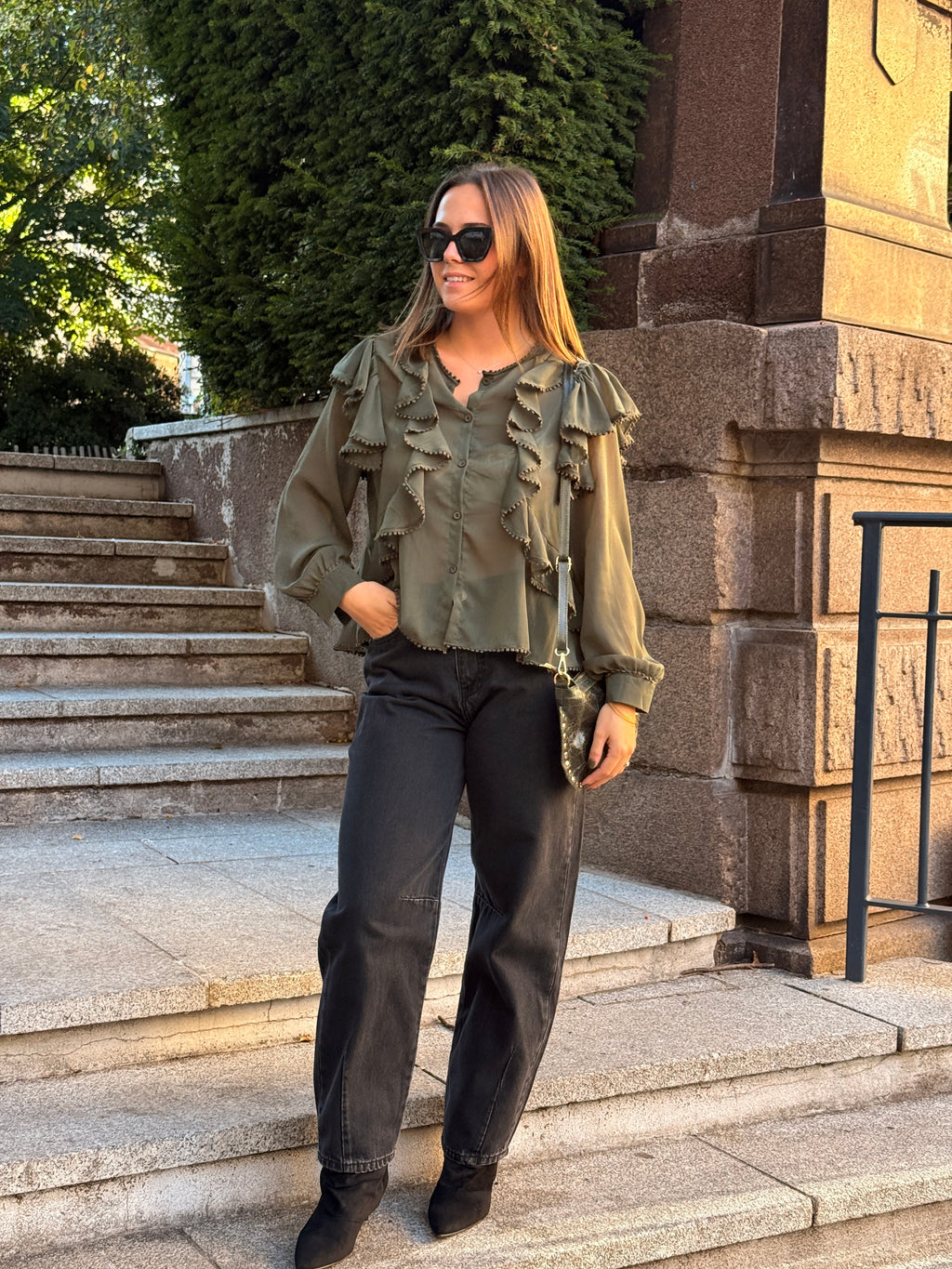 Blouse Colette kaki