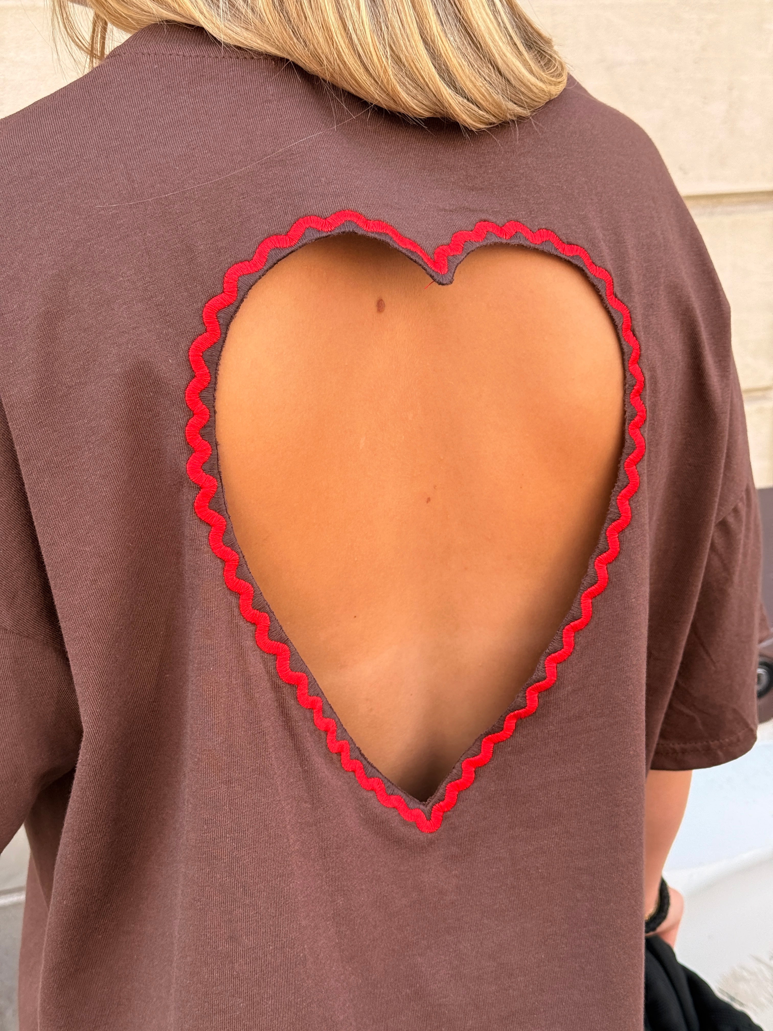 T-shirt Amor choco