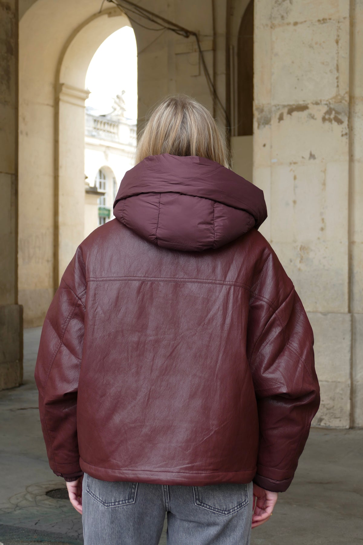Doudoune Lucette bordeaux