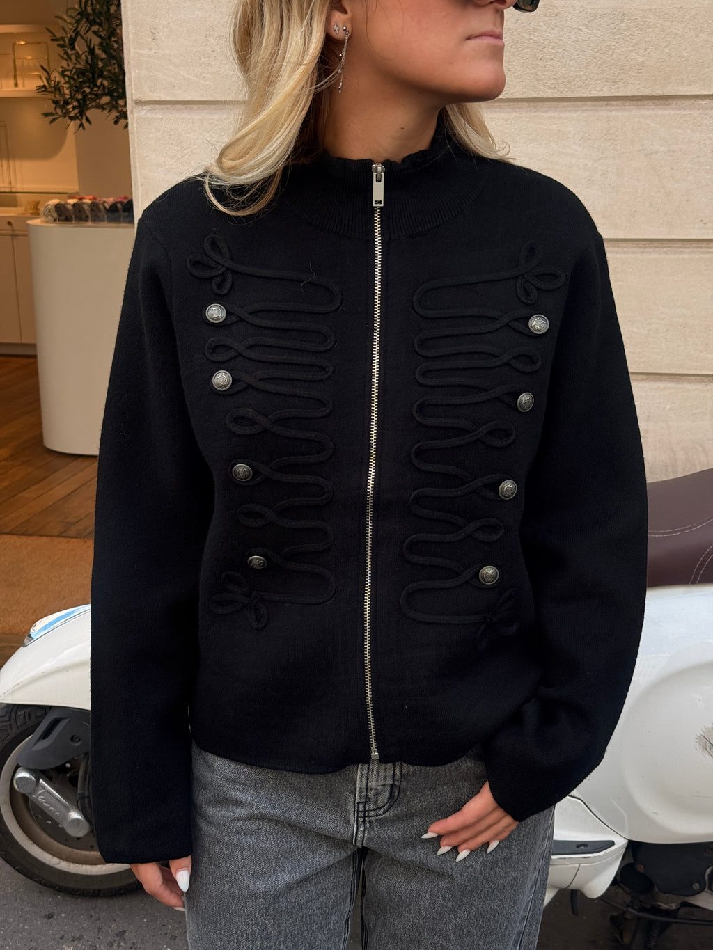 Gilet Gabrielle noir