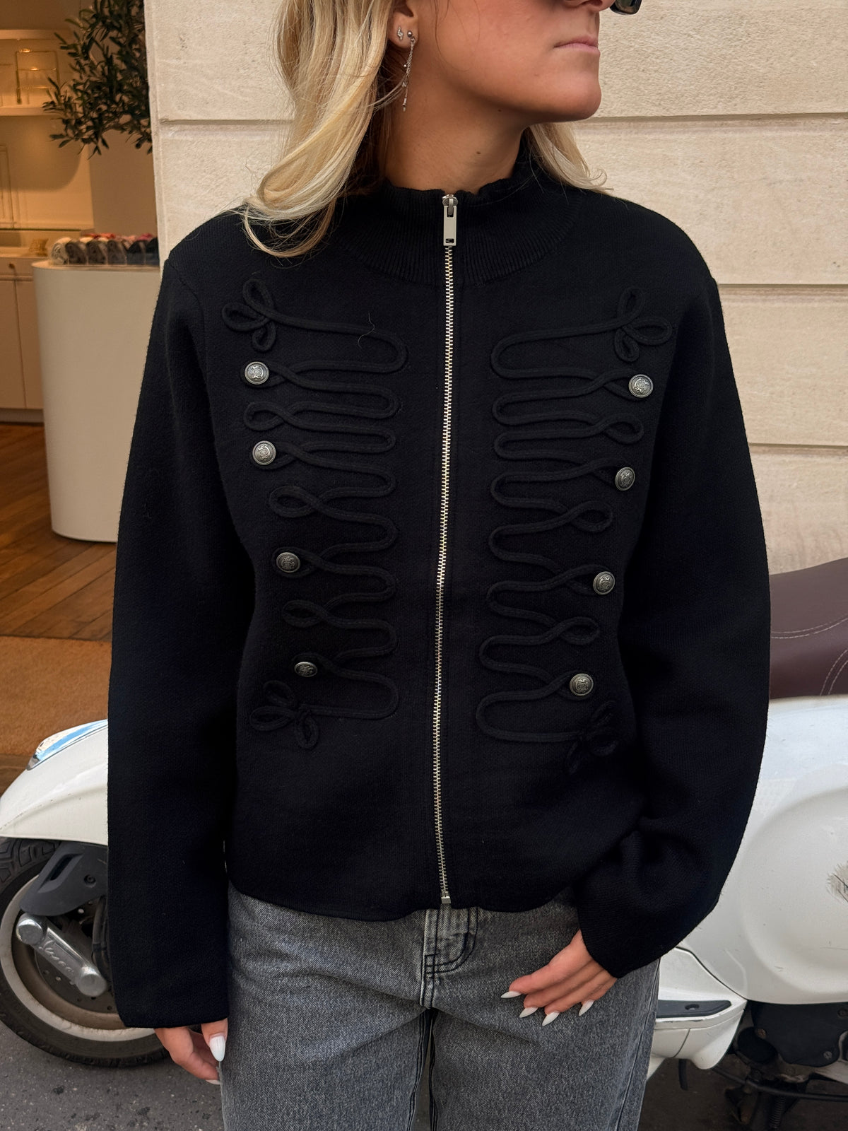 Gilet Gabrielle noir