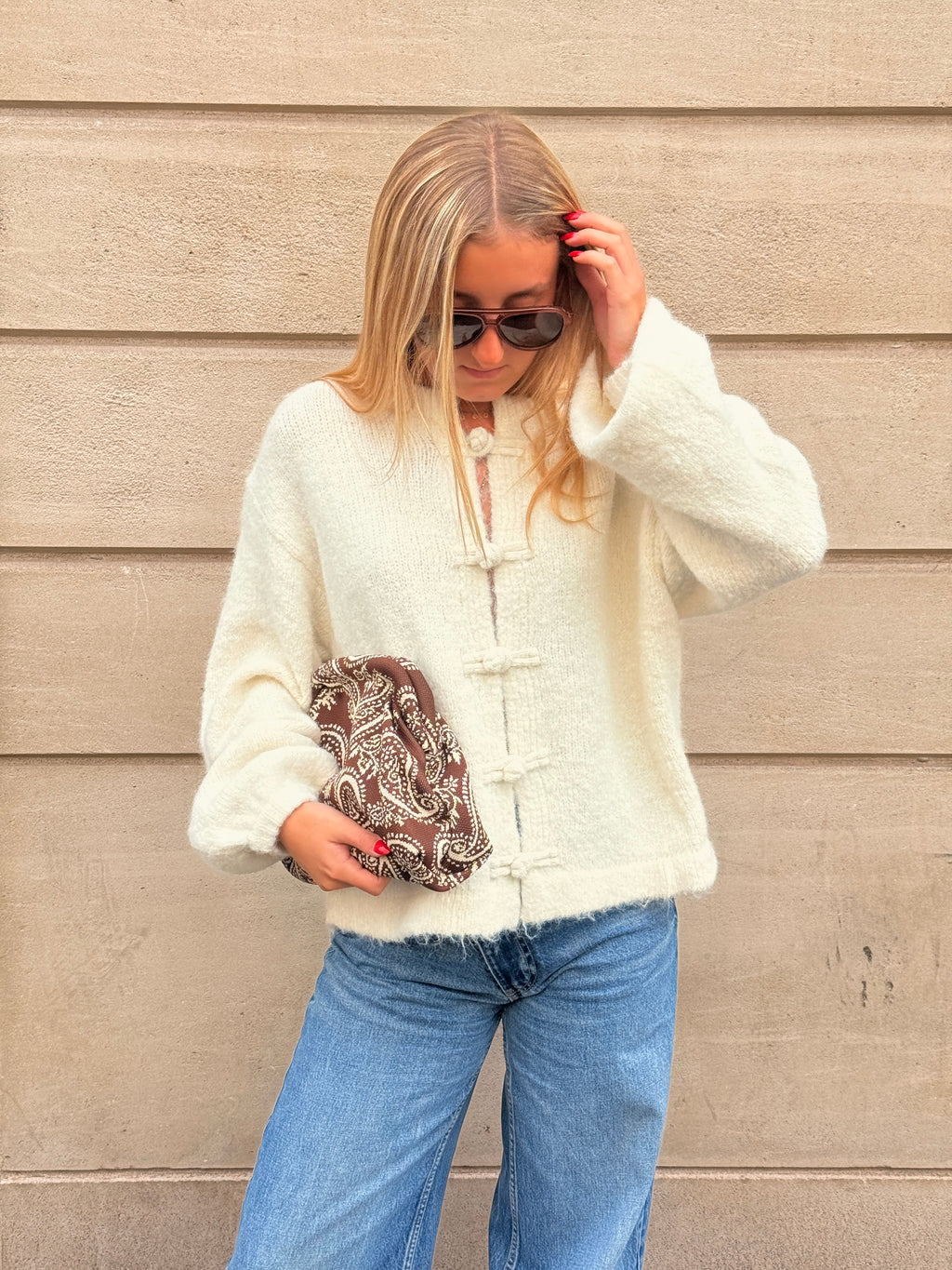Pull Delphine blanc