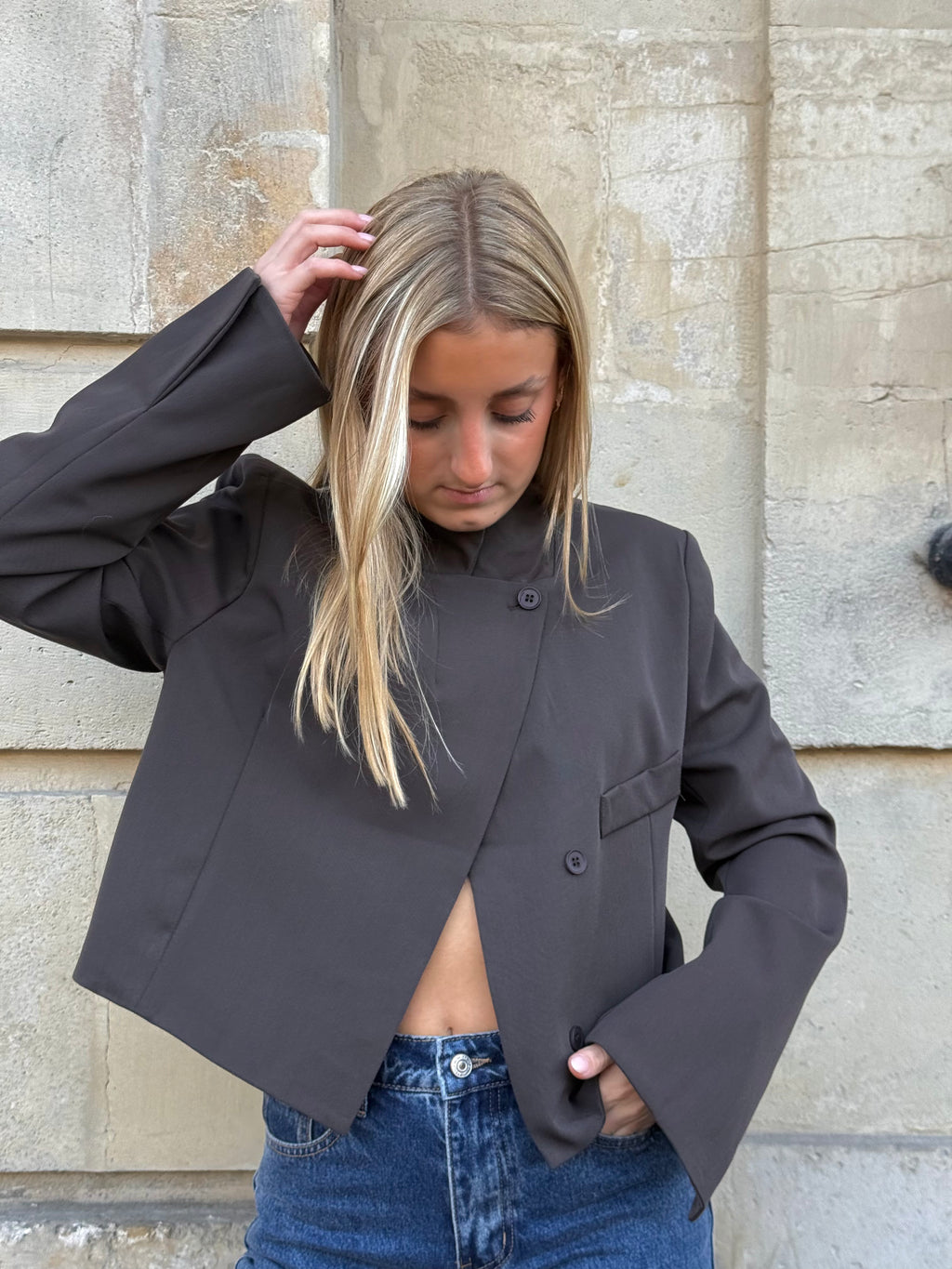 Blazer Lilou choco