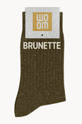 Chaussette à paillettes Brunette
