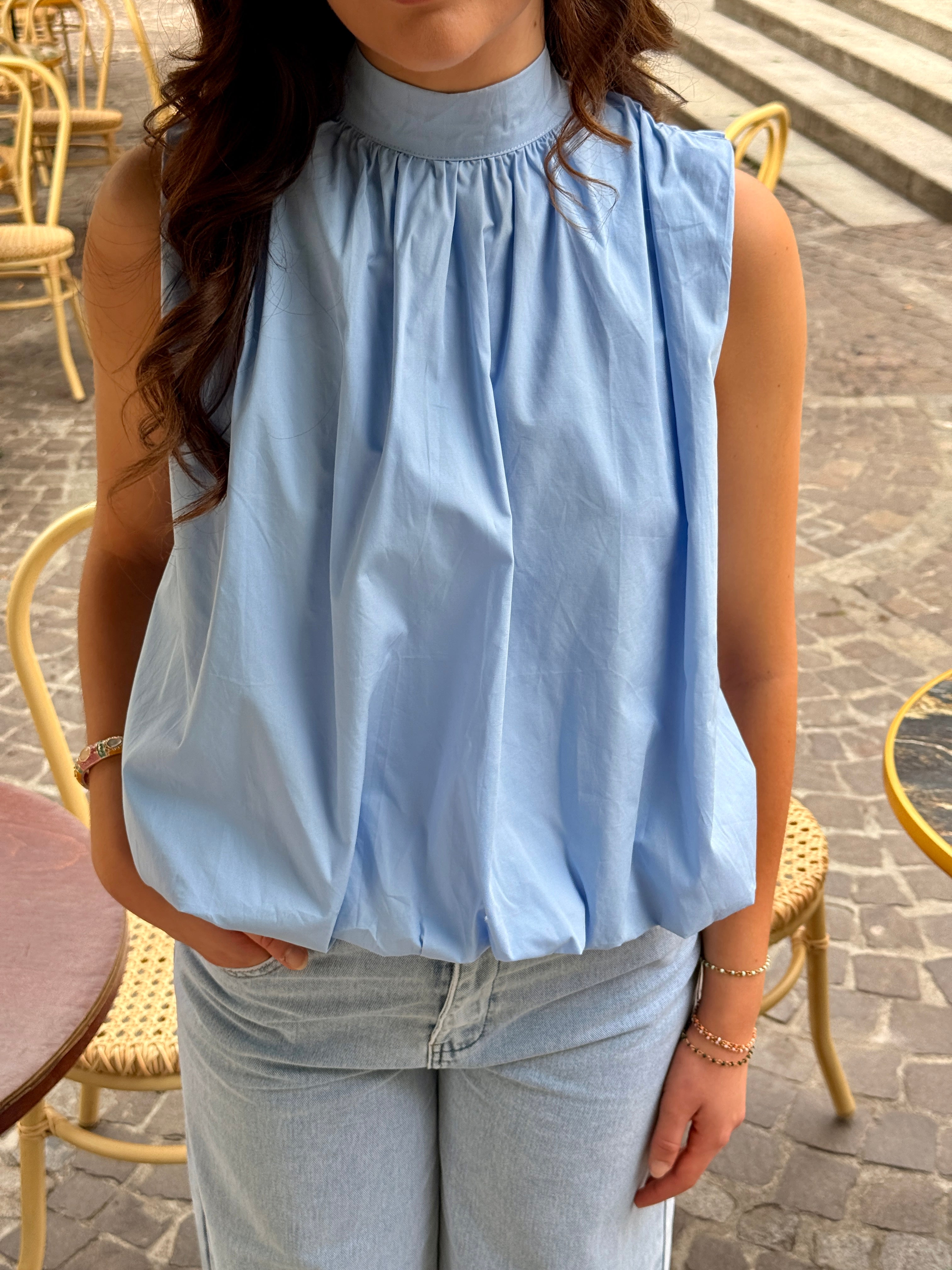 Top Manon bleu