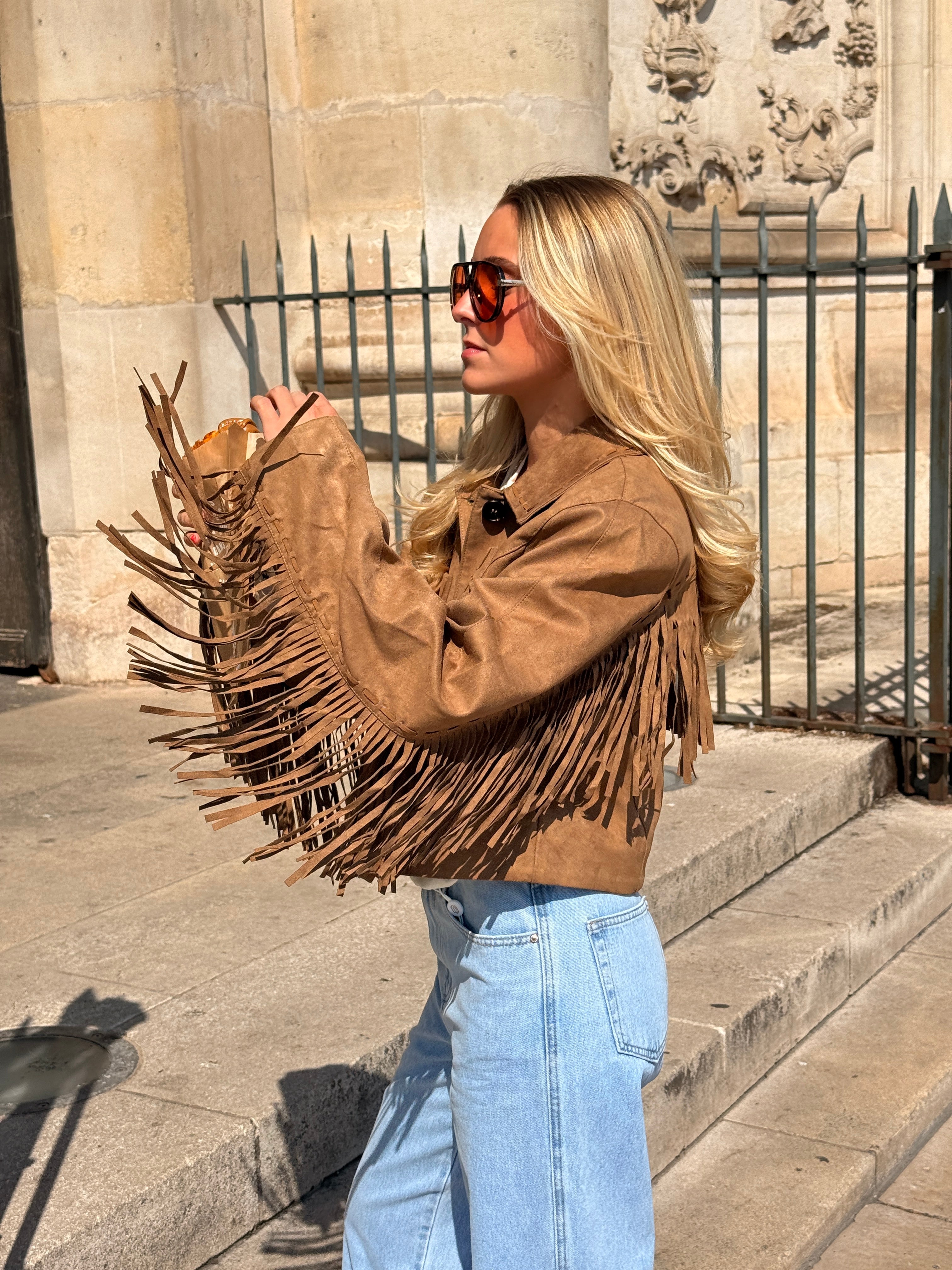 Veste Cowboy camel