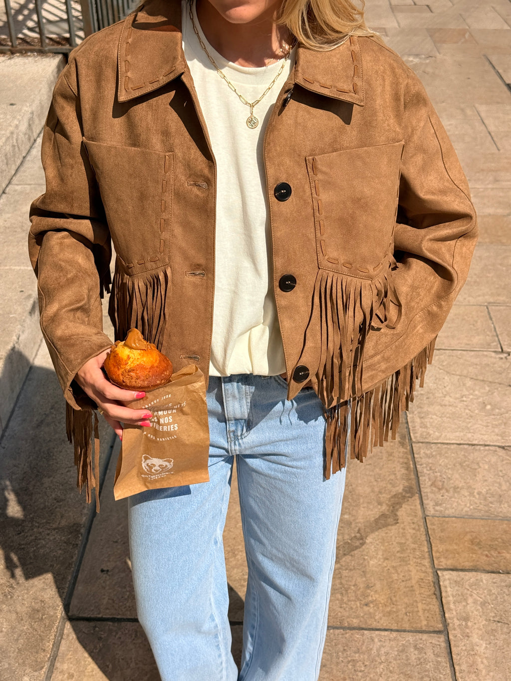 Veste Cowboy camel