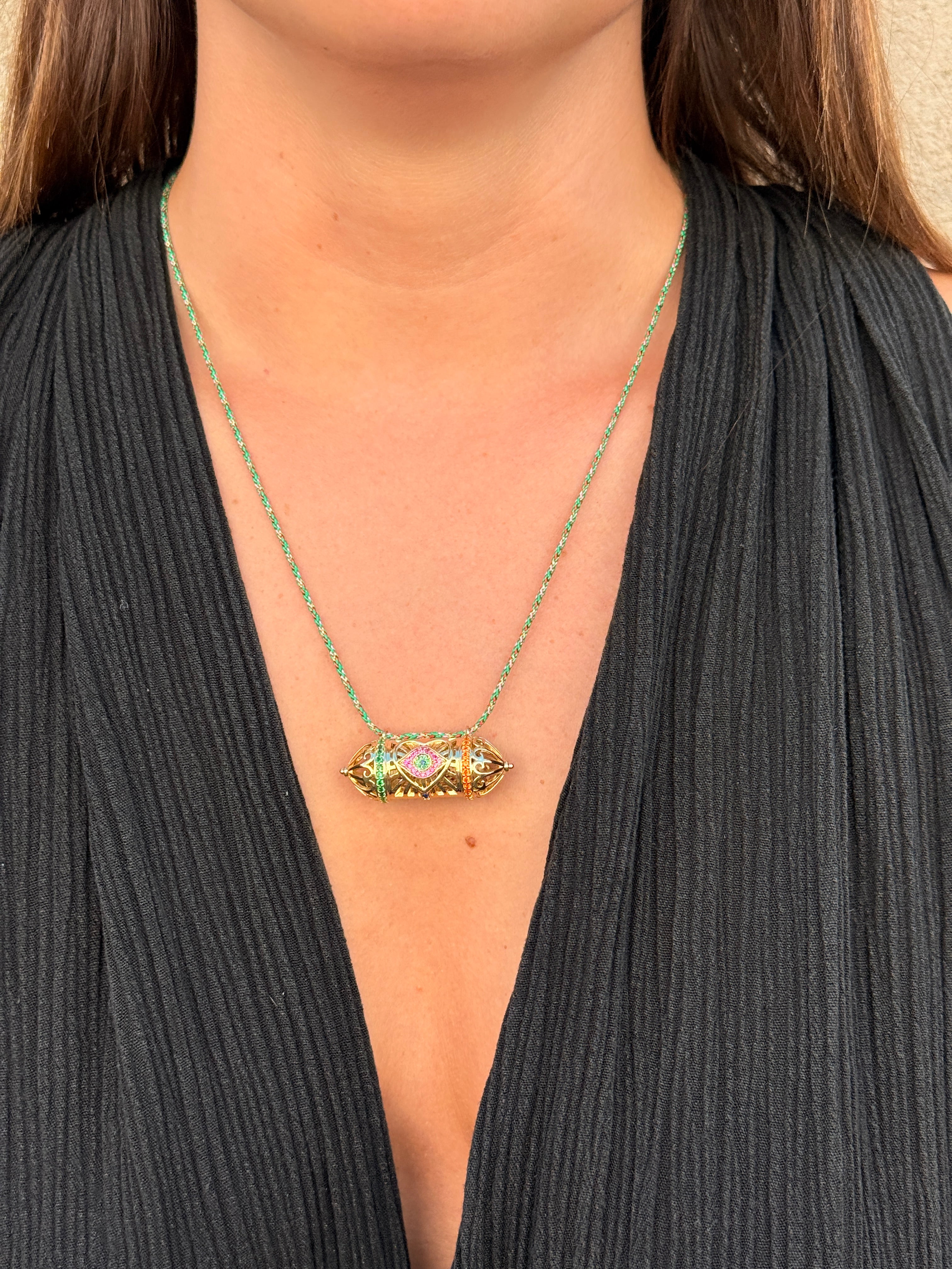 Collier Joanne vert
