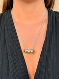 Collier Joanne bleu