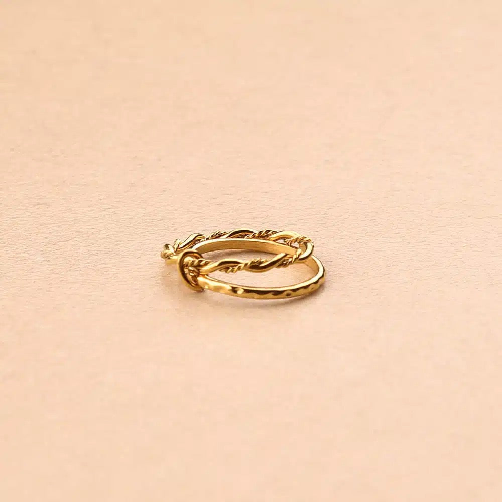 Bague Lune doré
