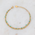 Bracelet Gigi vert turquoise