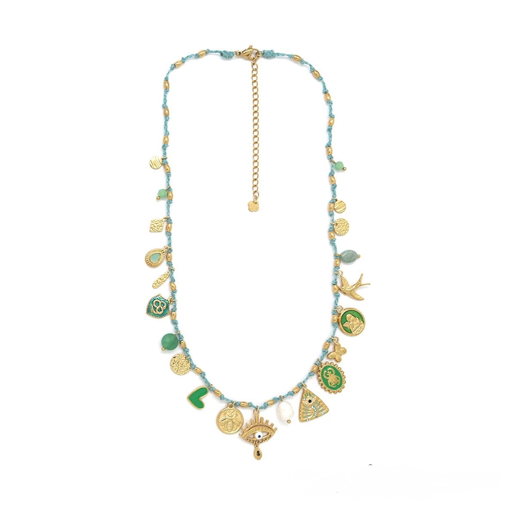 Collier Berenice vert