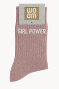 Chaussette à paillettes Girl Power