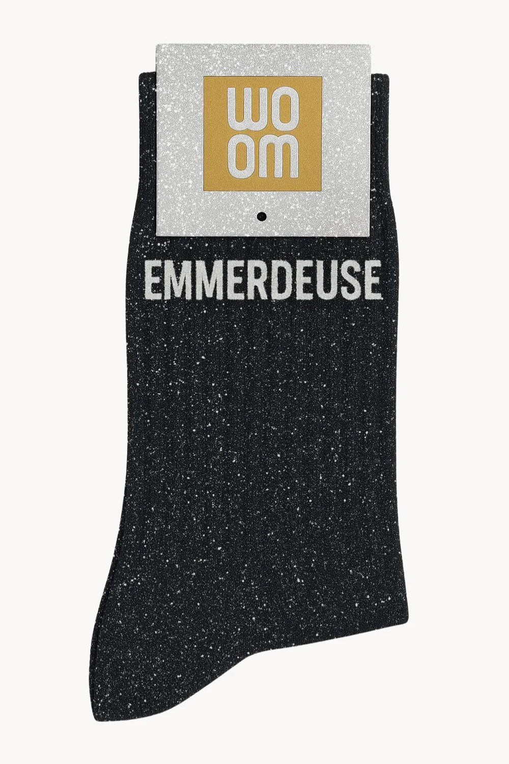 Chaussette à paillettes Emmerdeuse
