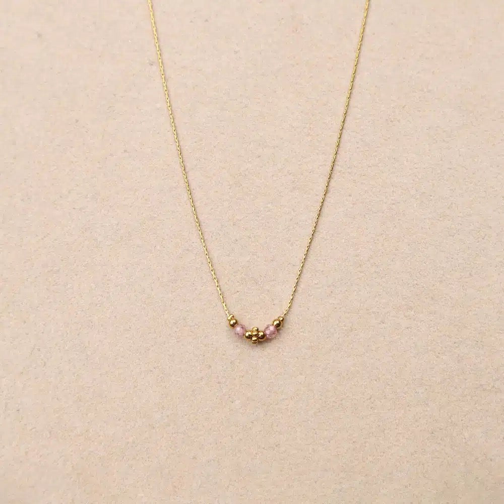 Collier Maia rose