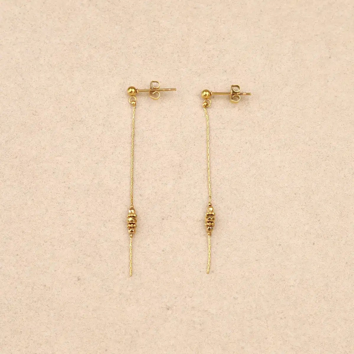 Boucle d'oreille Thalasséa doré