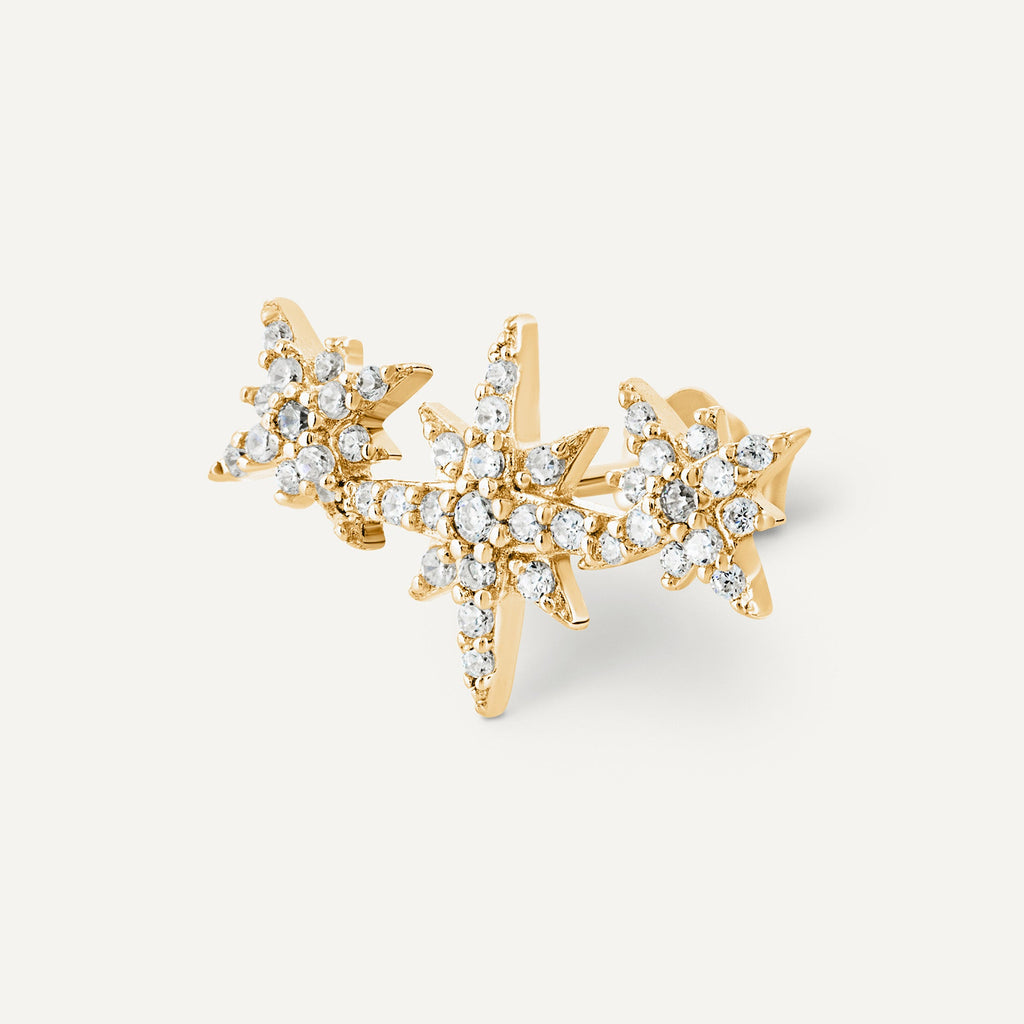 Boucle d'oreille Sydney doré