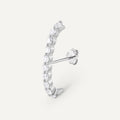 Boucle d'oreille Delhi argent