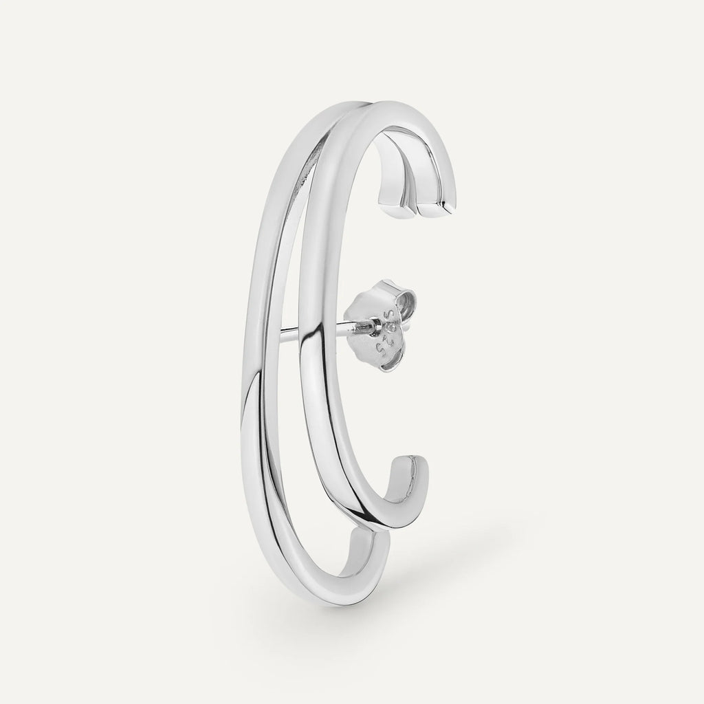 Boucle d'oreille Seattle argent