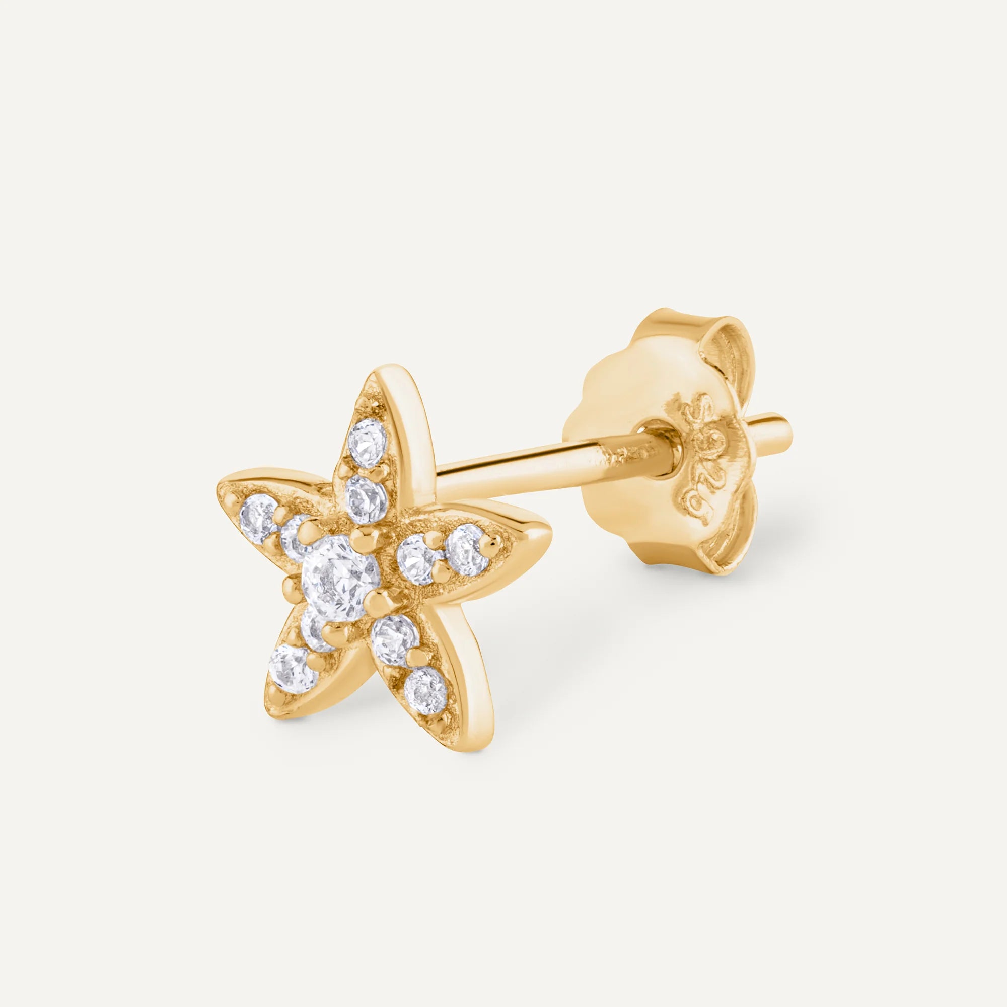 Boucle d'oreille Malte doré