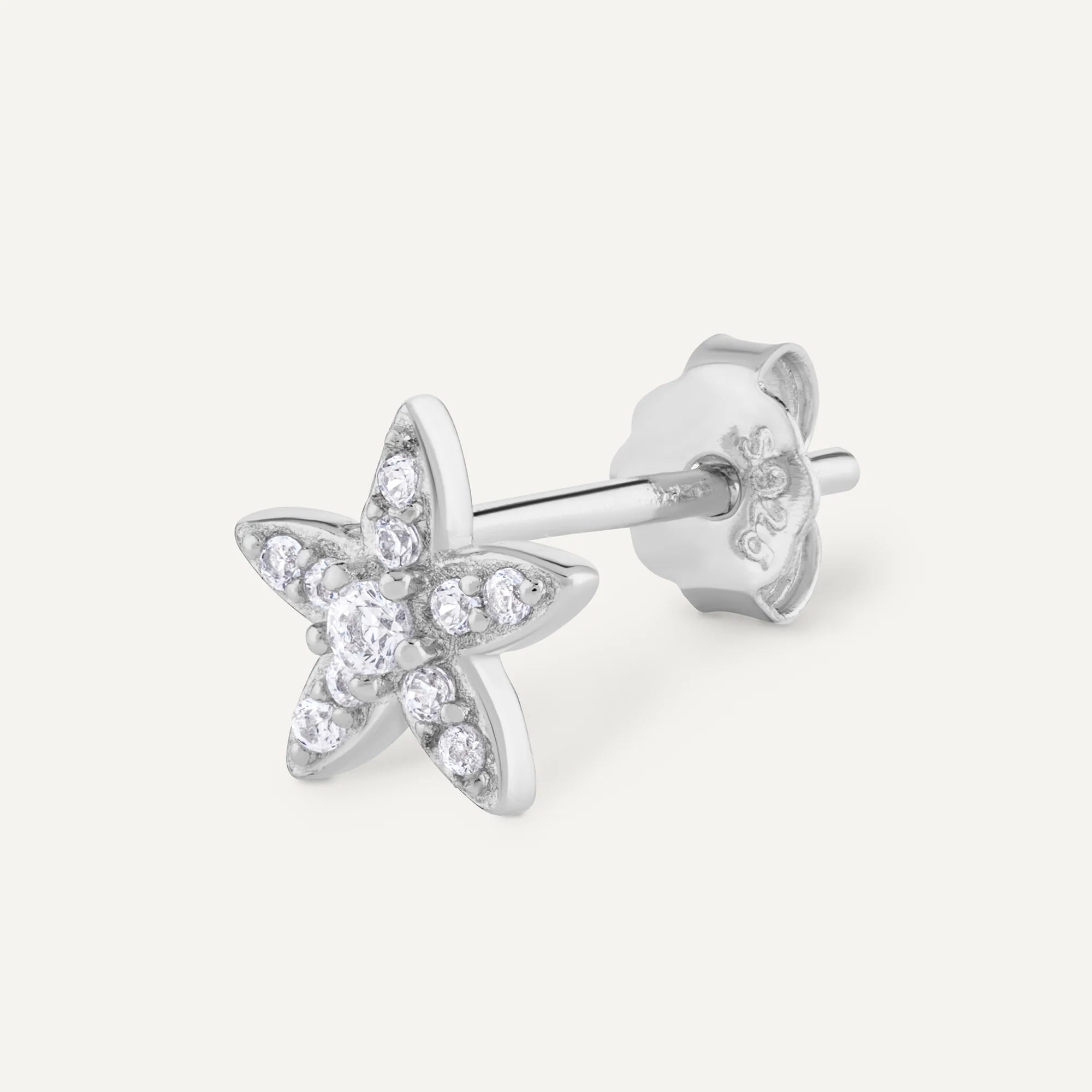 Boucle d'oreille Malte argent