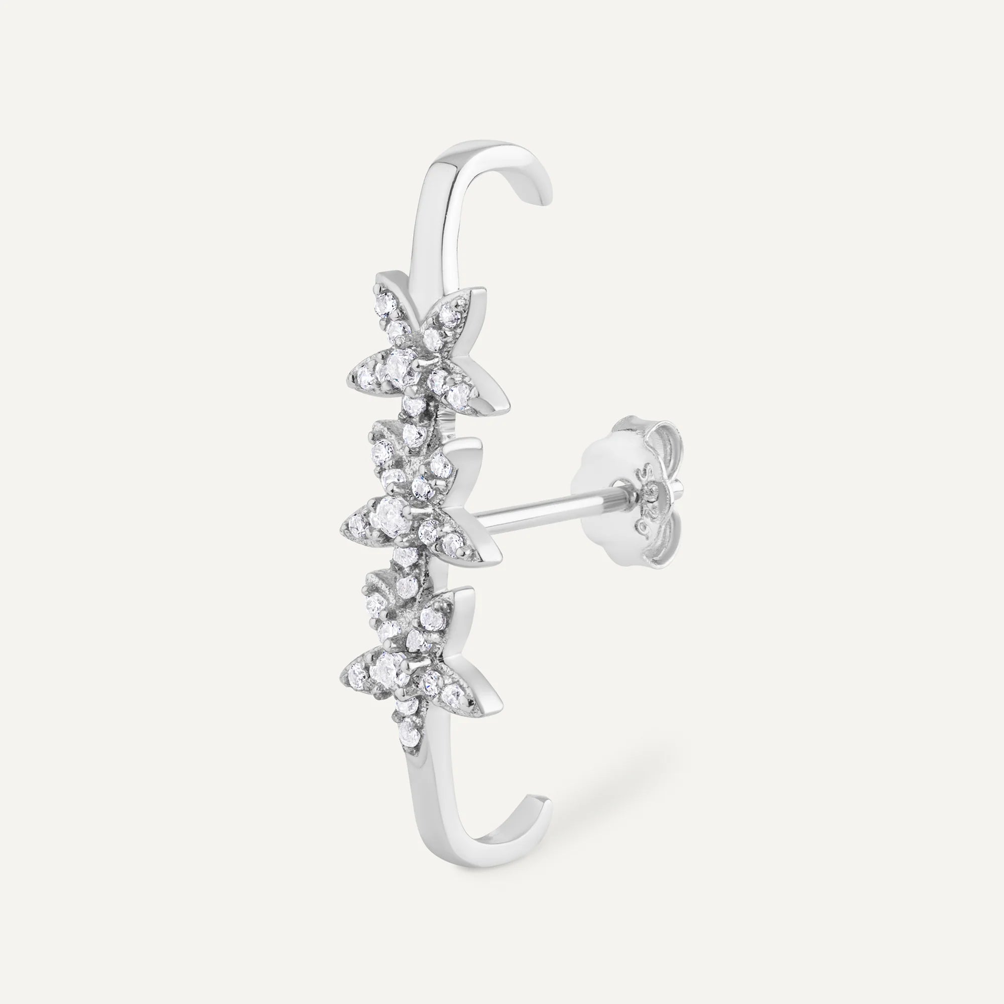 Boucle d'oreille Séville argenté