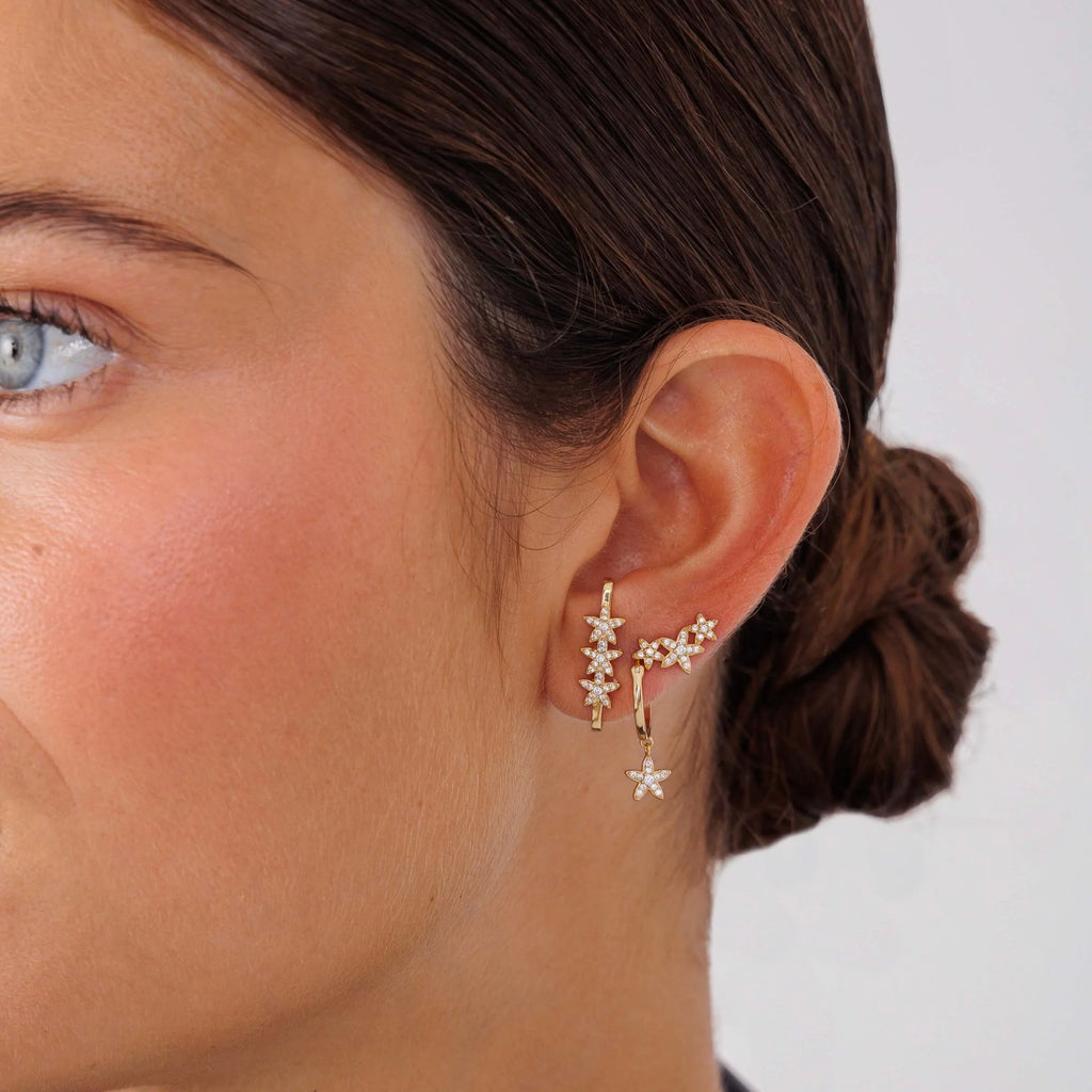 Boucle d'oreille Séville argenté