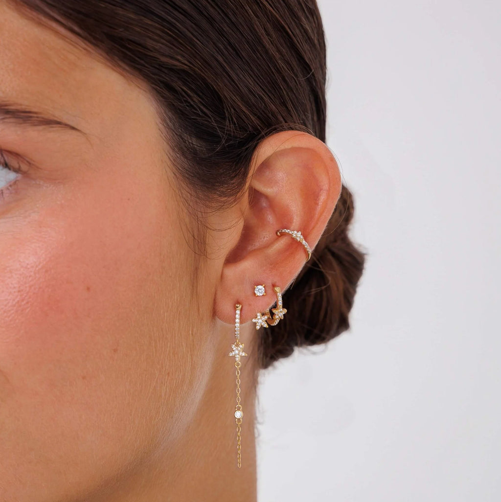 Boucle d'oreille Bodrum doré