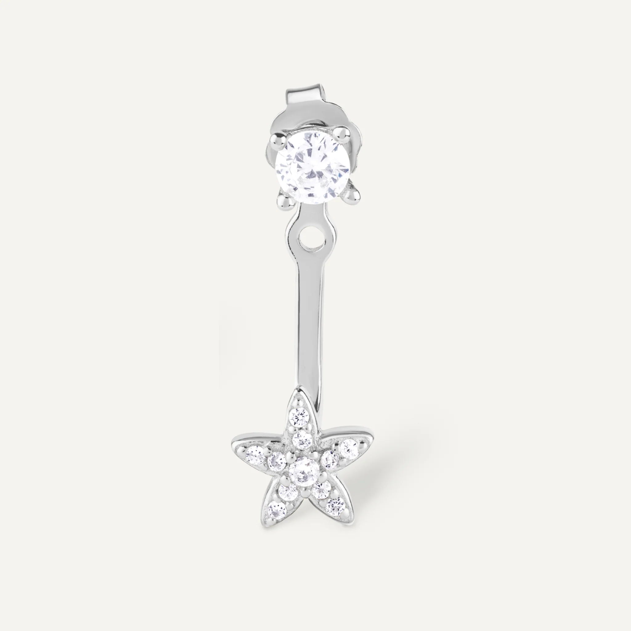 Boucle d'oreille Bodrum argenté
