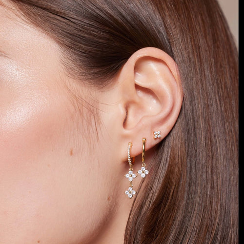Boucle d'oreille Bangkok doré