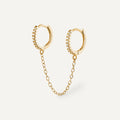 Boucle d’oreille New York doré