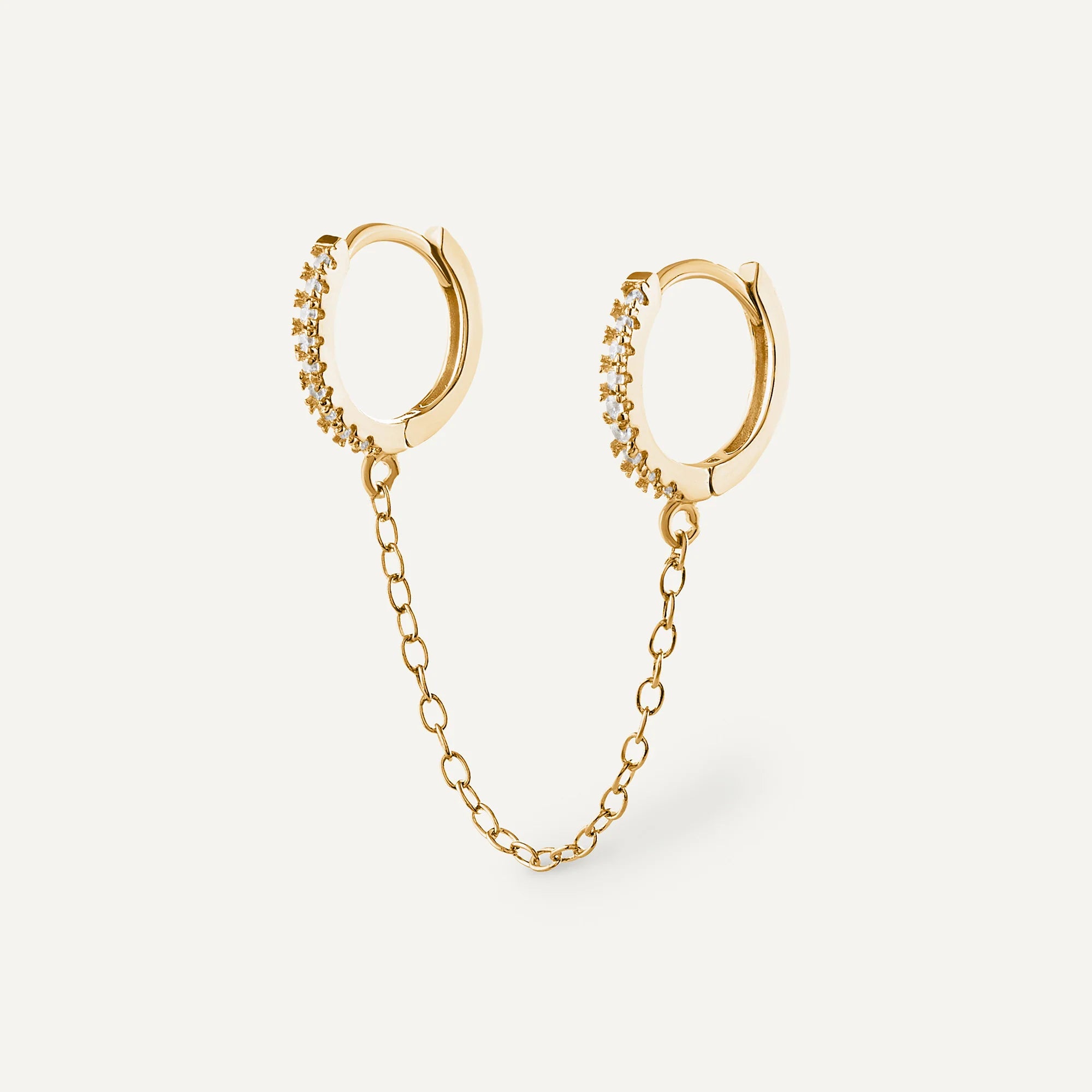 Boucle d’oreille New York doré