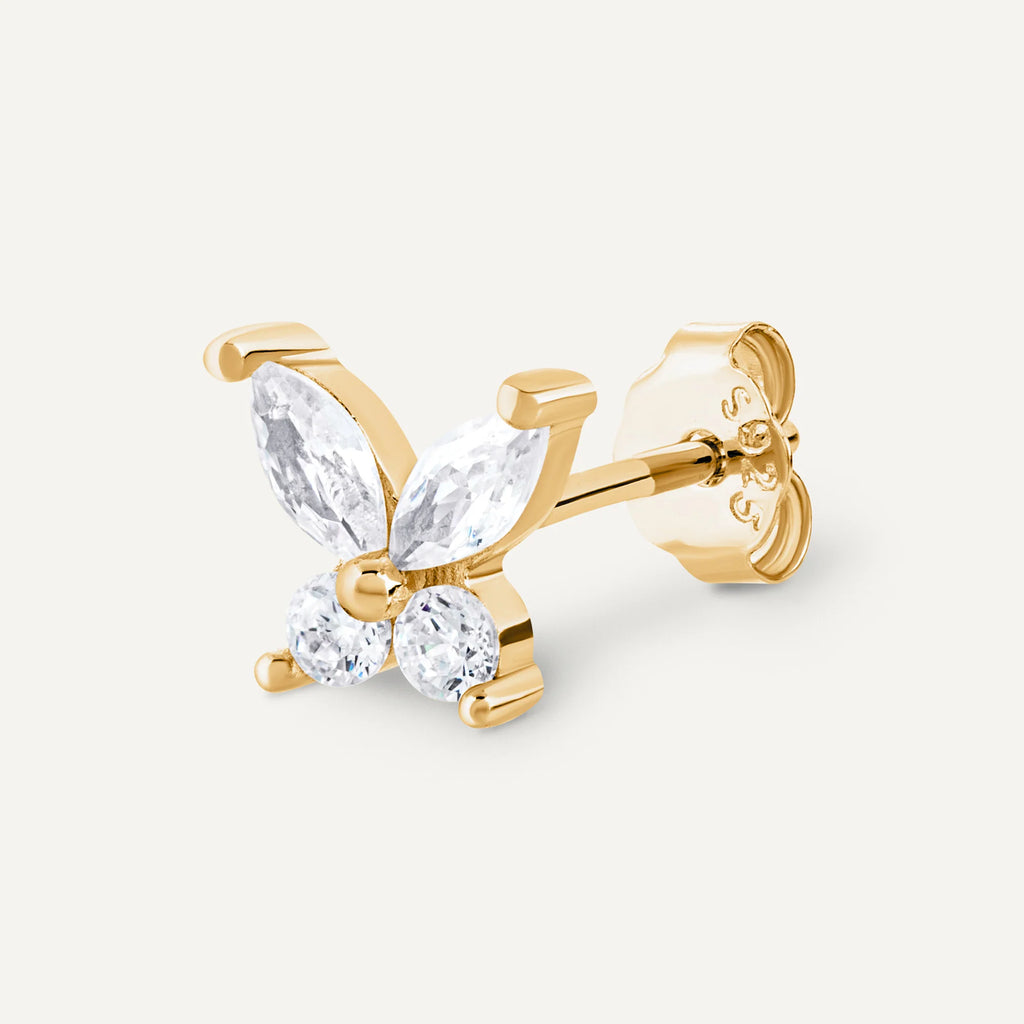 Boucle d'oreille Bastia doré