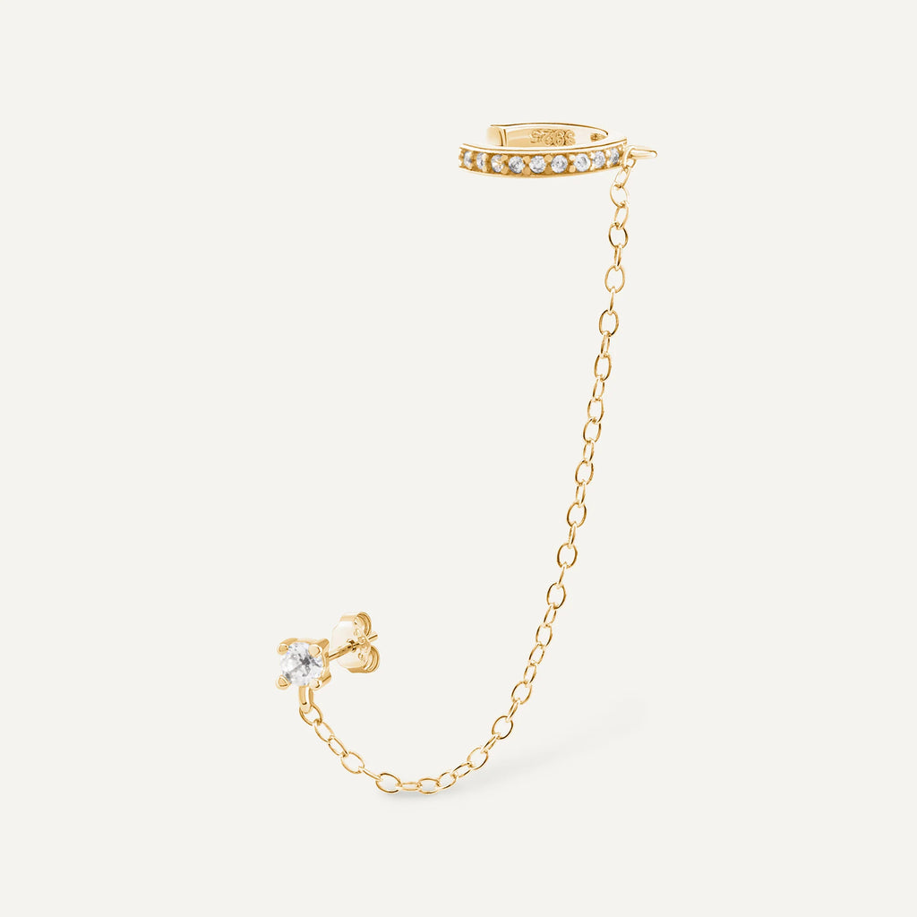 Boucle d'oreille Sicile doré