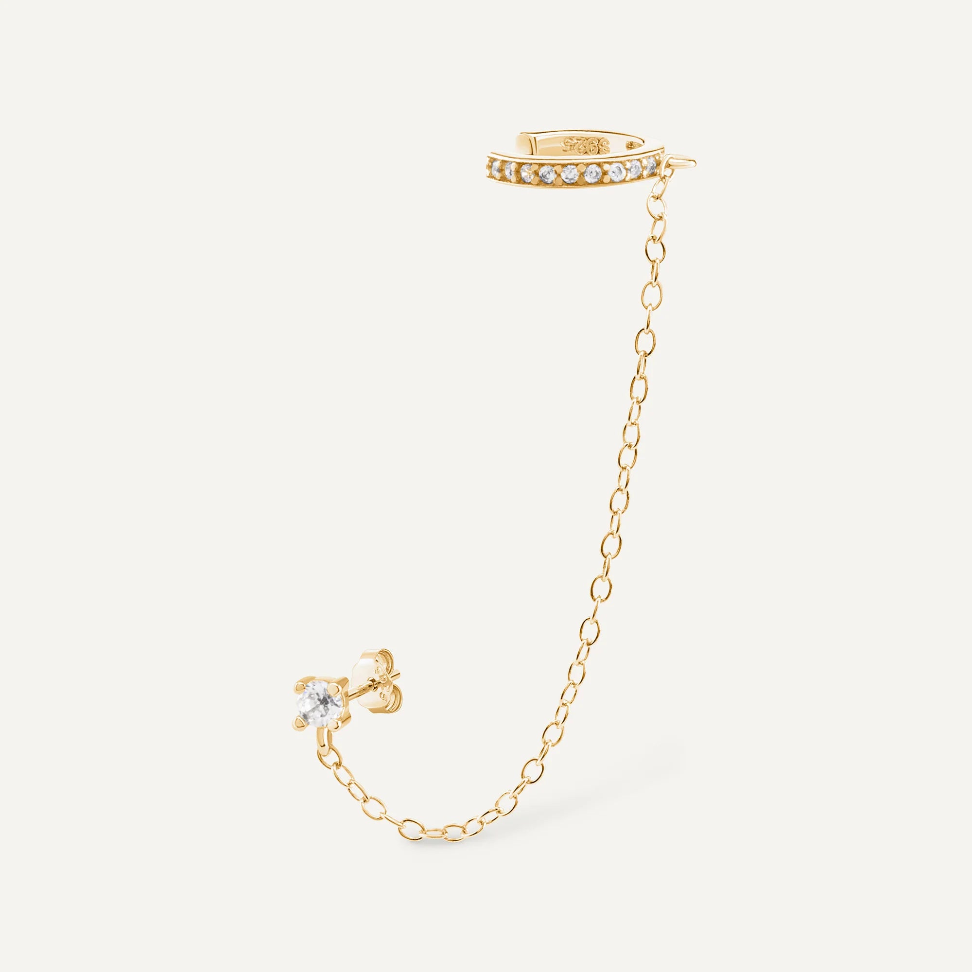 Boucle d'oreille Sicile doré
