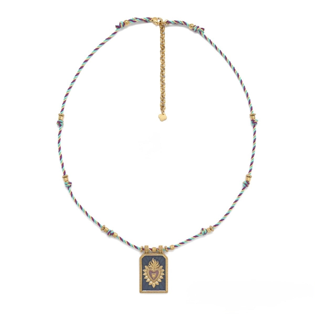 Collier Alma violet